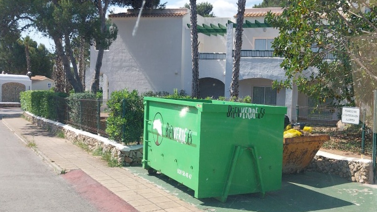 Cuba de poda 9 m³ BiENVERDE Menorca